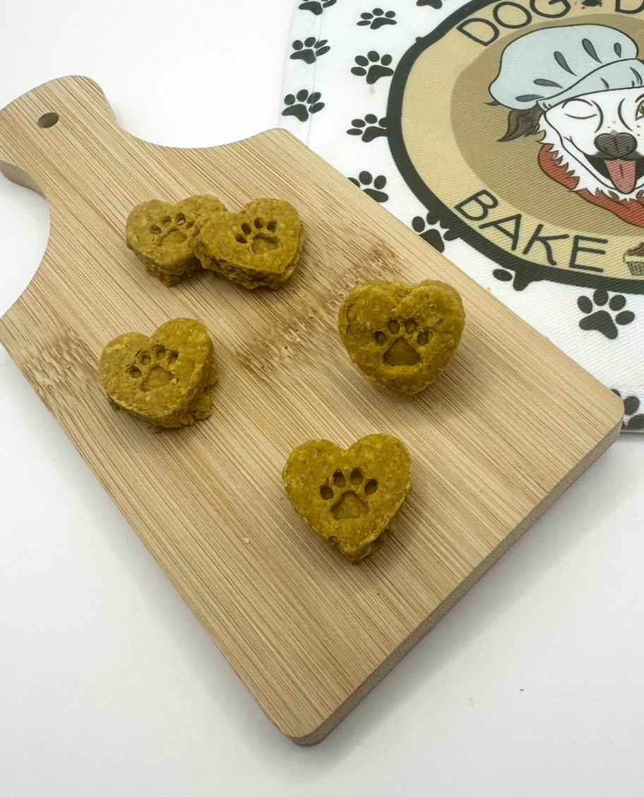 Heart-Shaped Treat with Paw Print