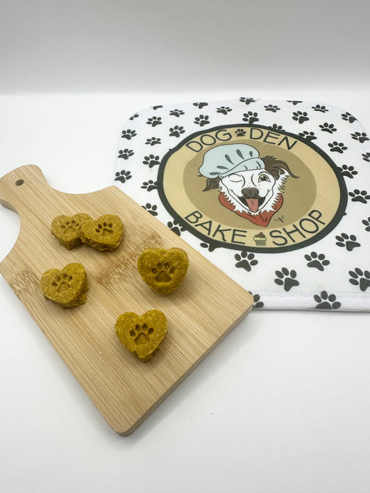 Heart-Shaped Treat with Paw Print