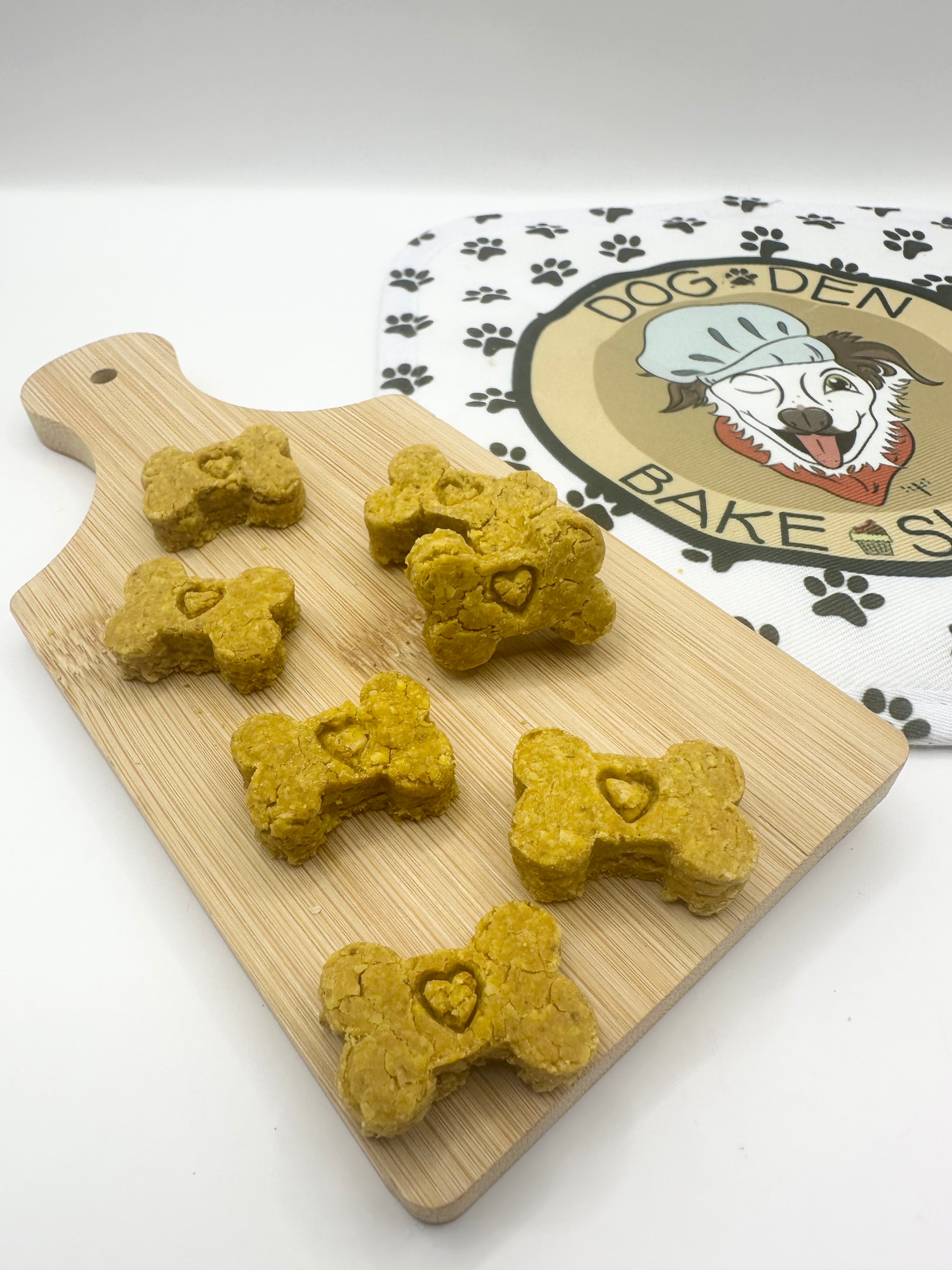Bone with Heart Dog Treats – Dog Den Bake Shop